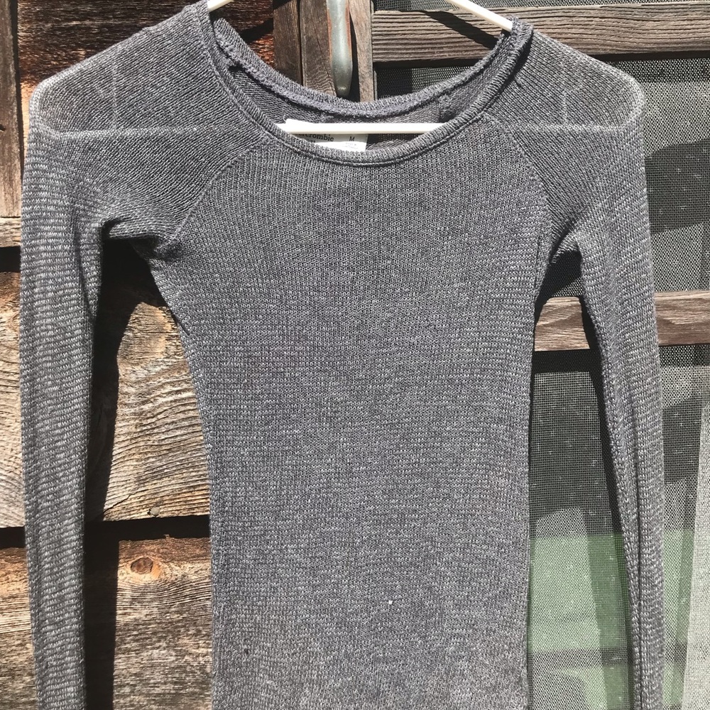 Abercrombie long sleeve mesh shirt